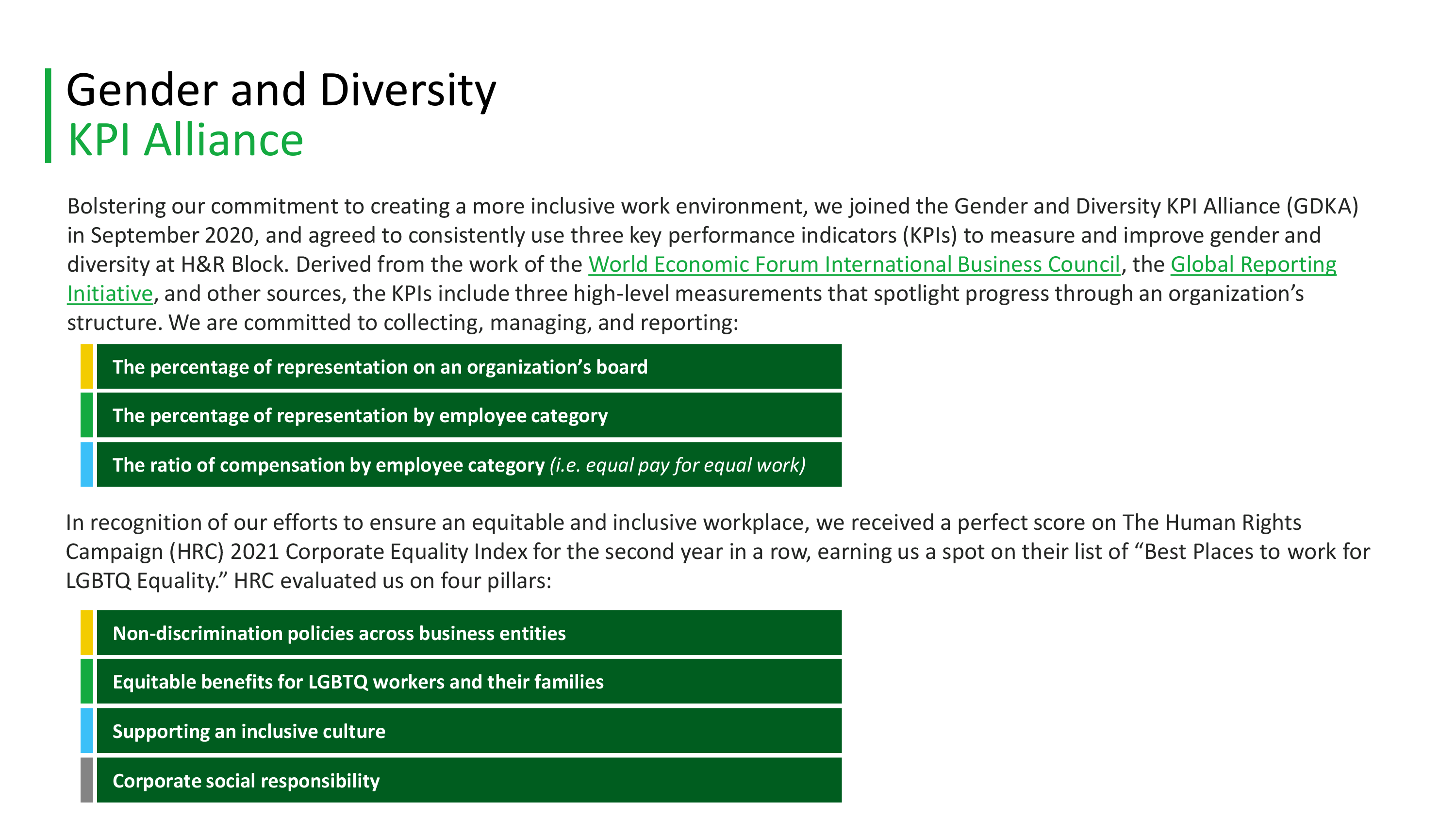 Gender and Diversity KPI Alliance